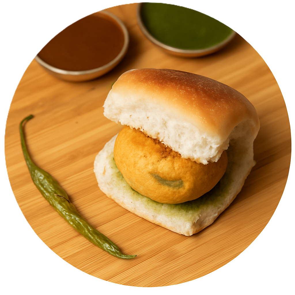 plane-vada-pav